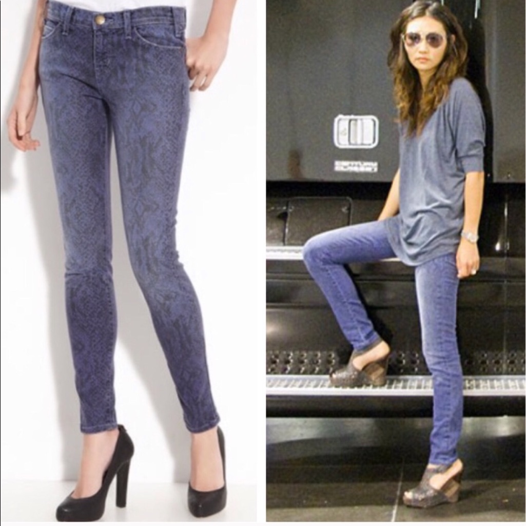 Current Elliot Boa Ankle Skinny Blue Ribbon